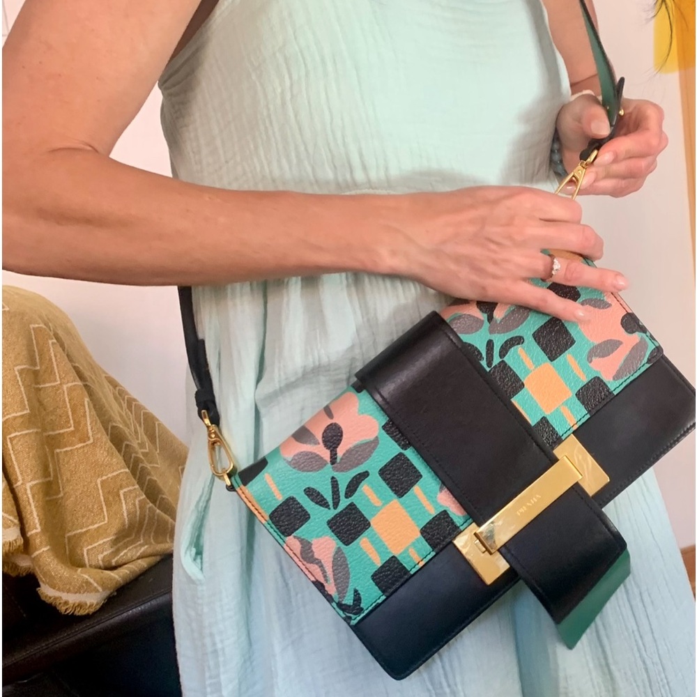 PRADA bag limited edition 2017 Mango+Nero